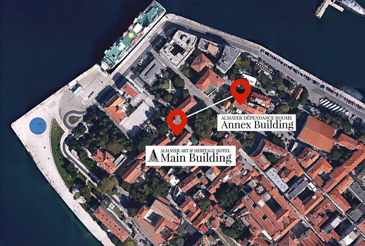 Almayer Art & Heritage Adults Only Hotel And Dependance Rooms Zadar Exterior foto